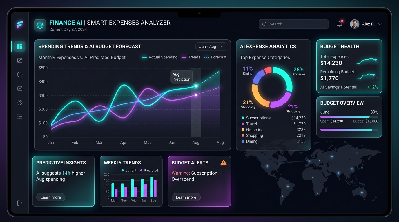 Smart Expenses Analyzer & Budget Prediction System